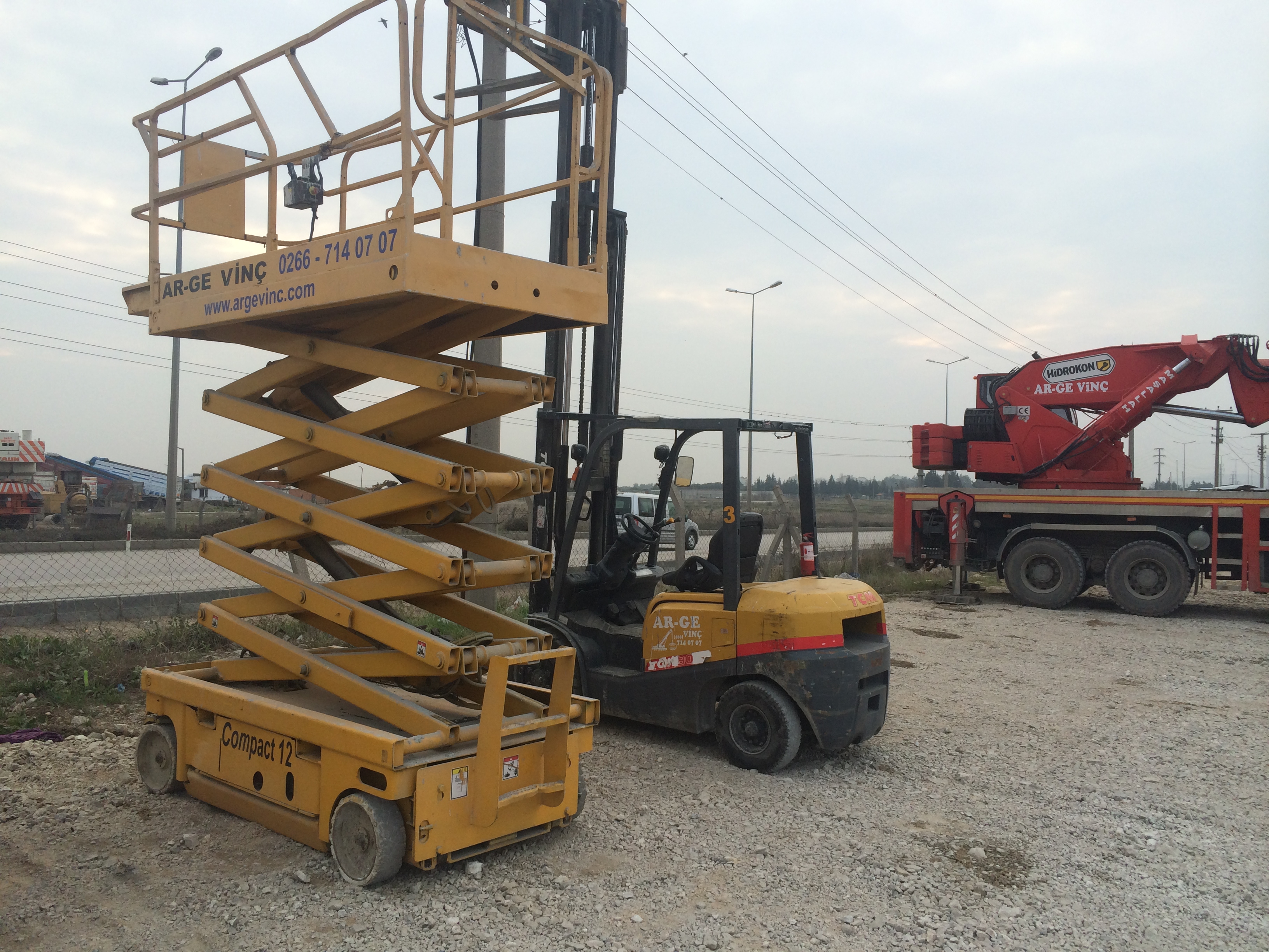 Ar-Ge Vinç Bandırma Kiralık Platform ve Vinç Hizmetleri